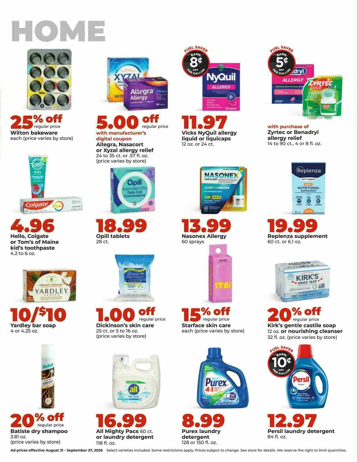 Hy-Vee DEALS GOOD ALL MONTH LONG Weekly Ad from August 31