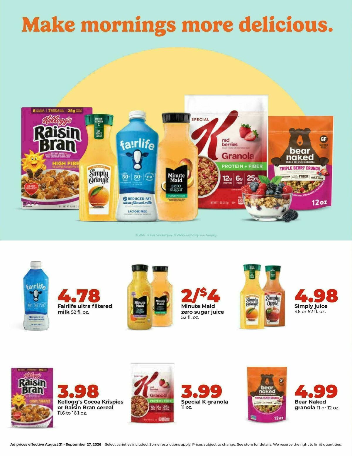 Hy-Vee DEALS GOOD ALL MONTH LONG Weekly Ad from August 31