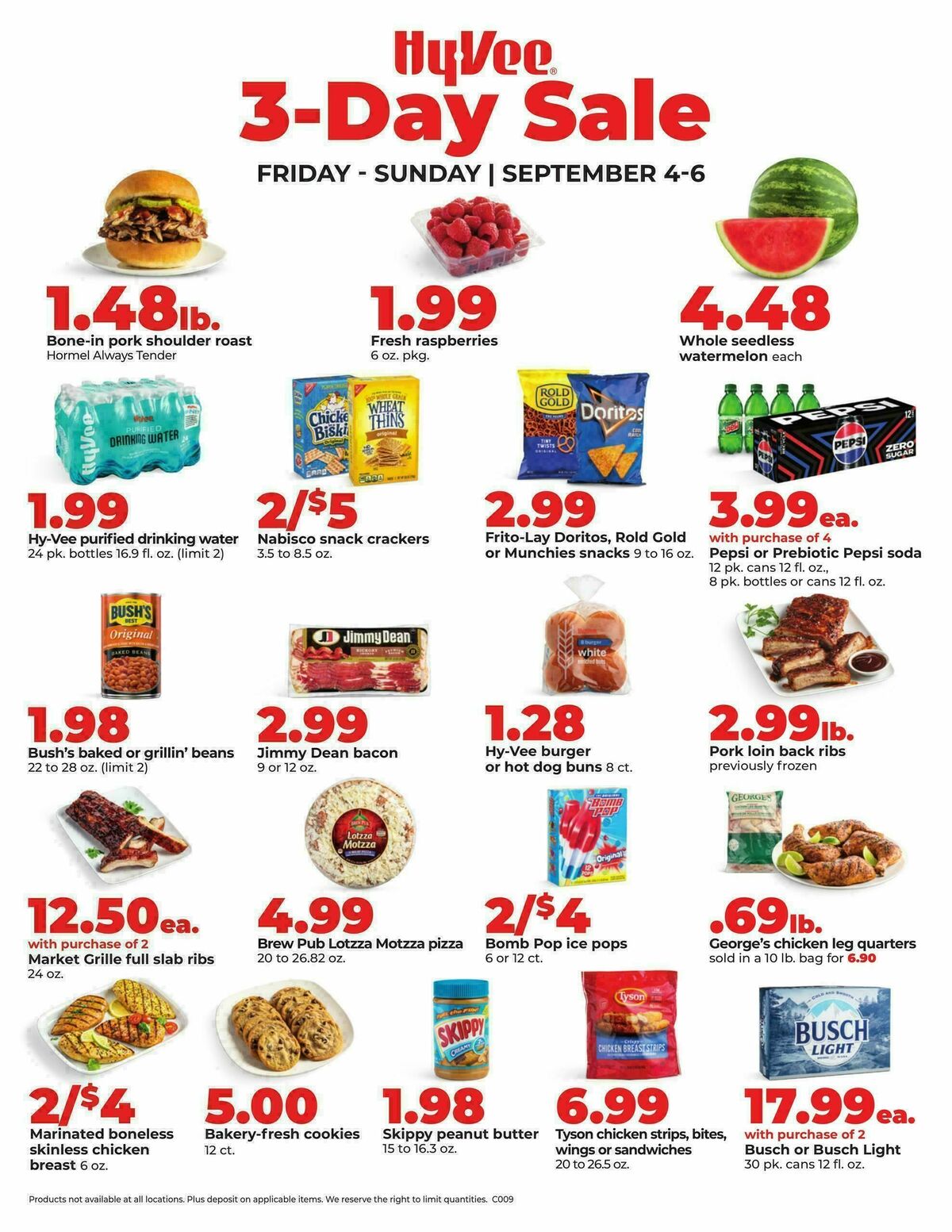 Hy-Vee Weekly Ad from September 4