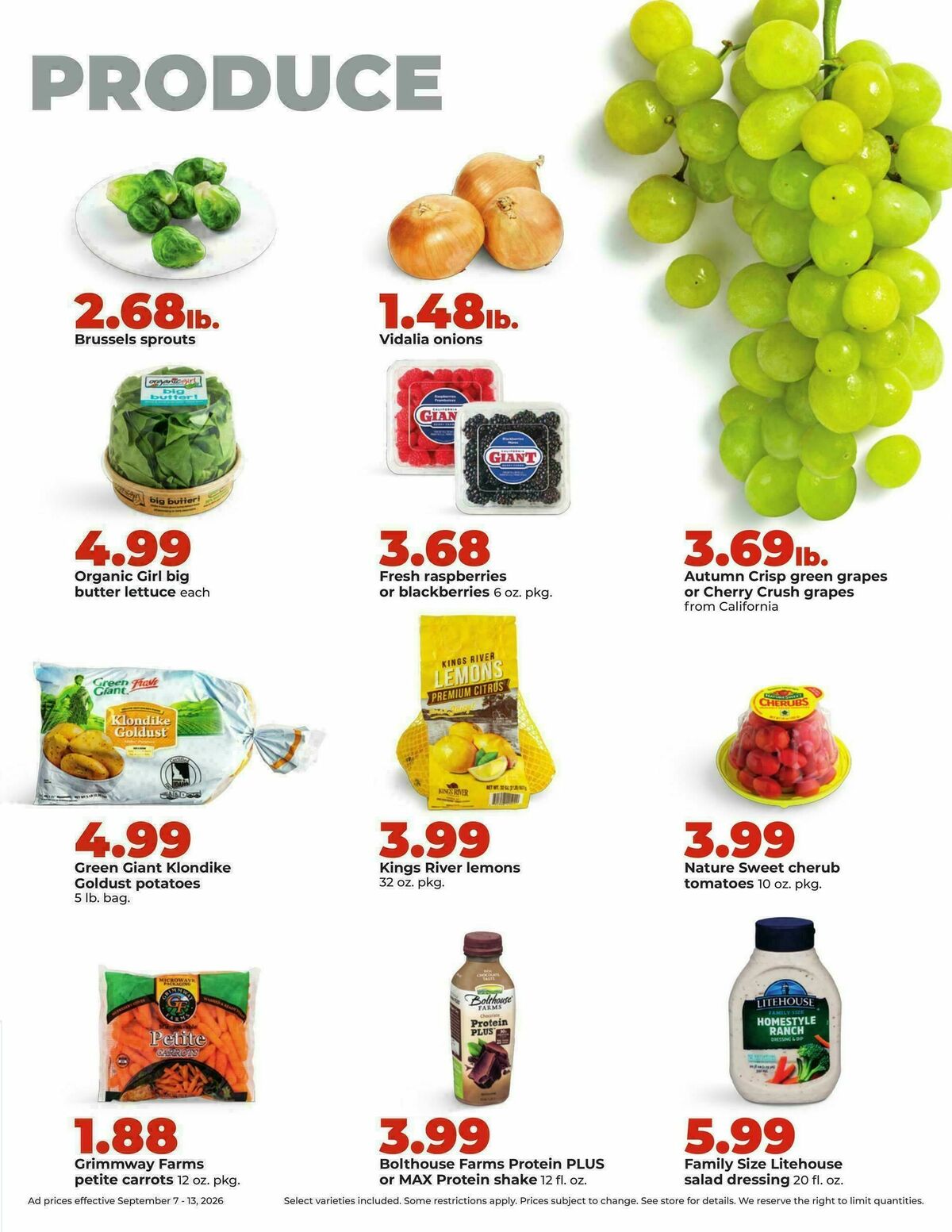 Hy-Vee Weekly Ad from September 7