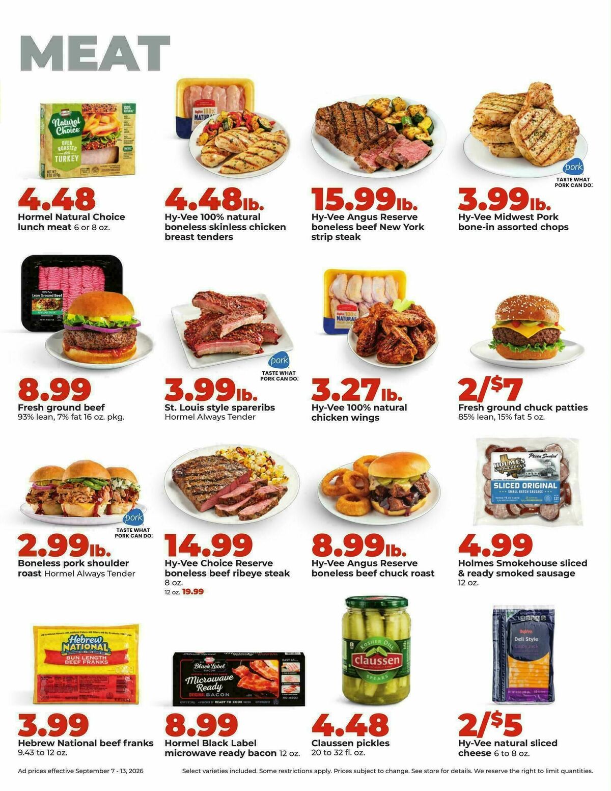 Hy-Vee Weekly Ad from September 7
