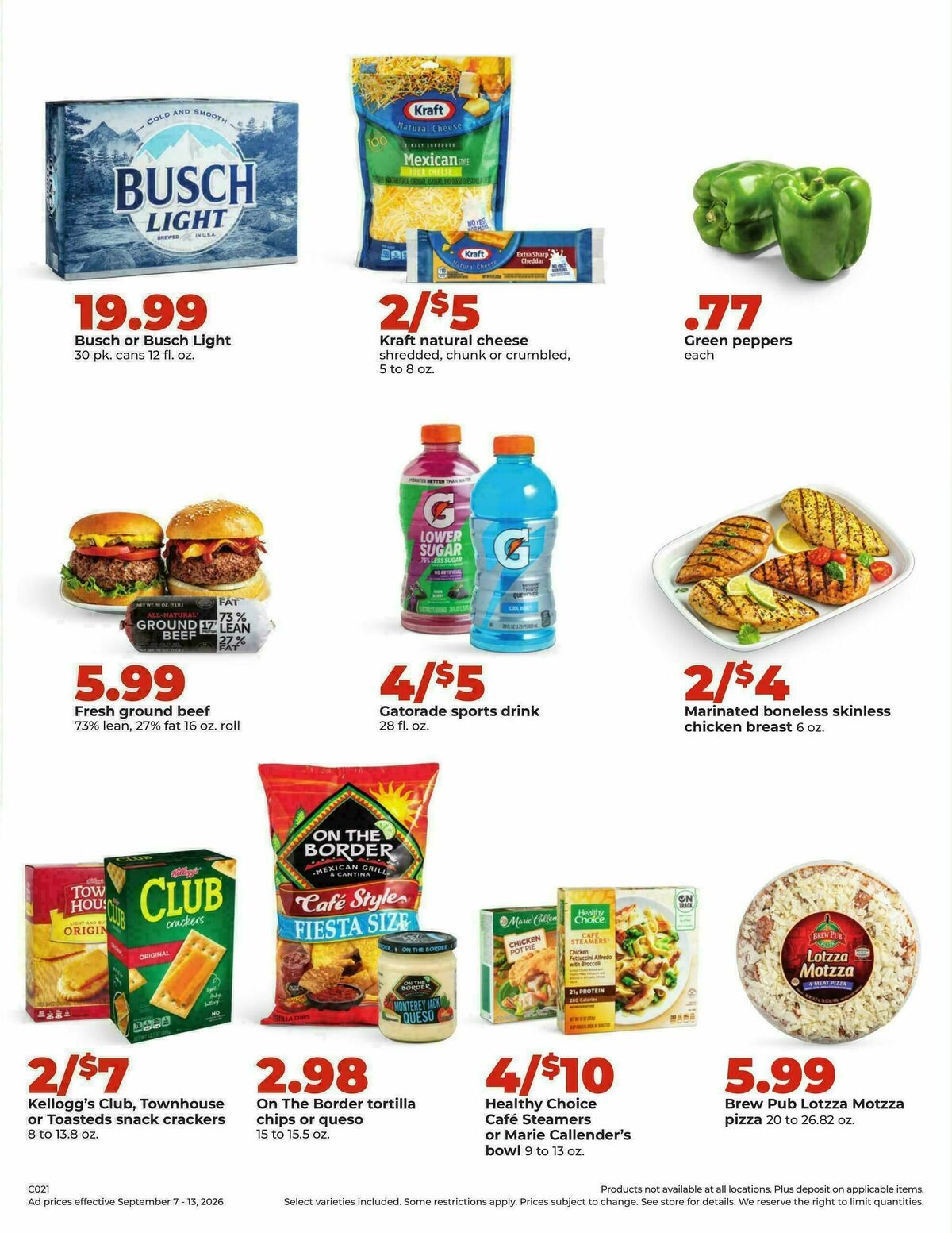 Hy-Vee Weekly Ad from September 7