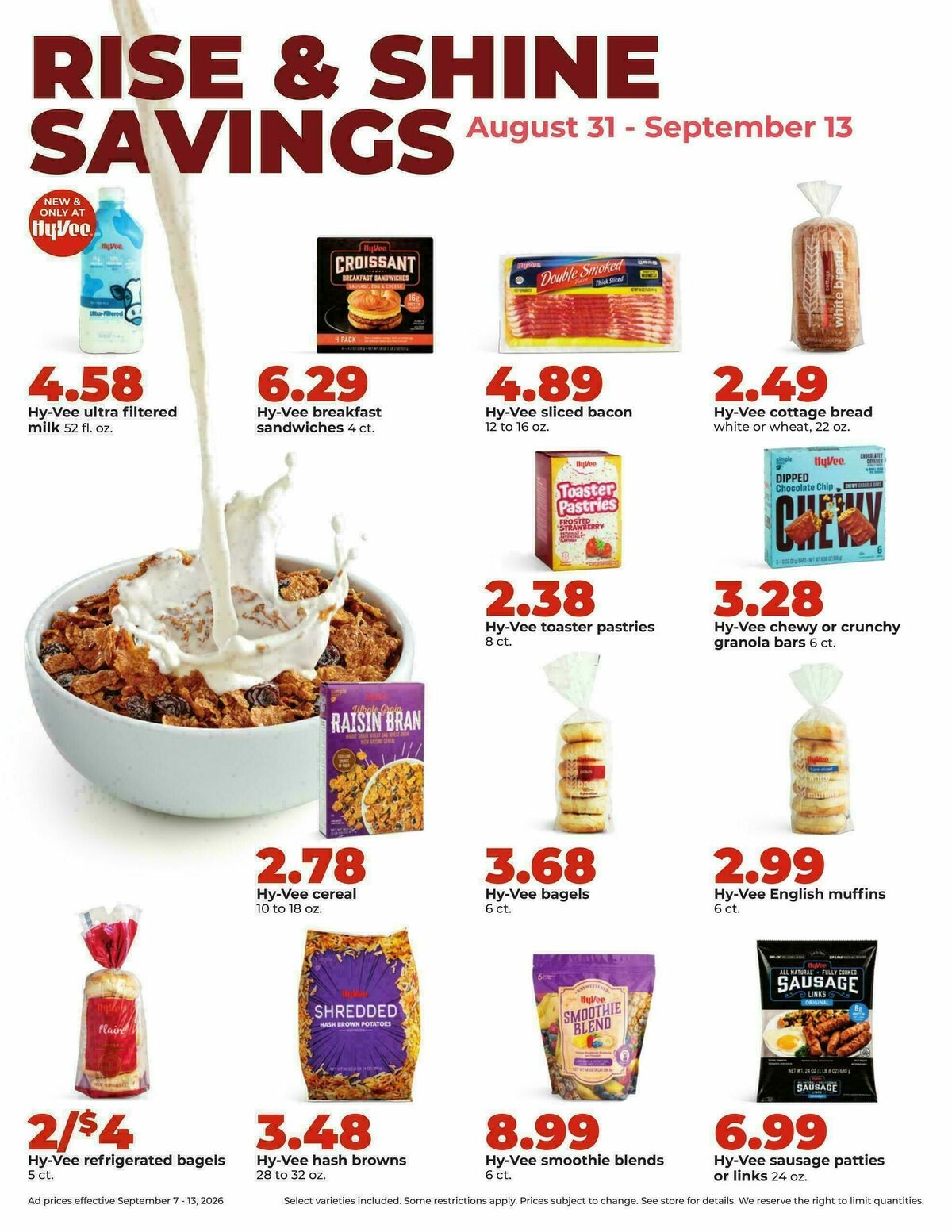 Hy-Vee Weekly Ad from September 7