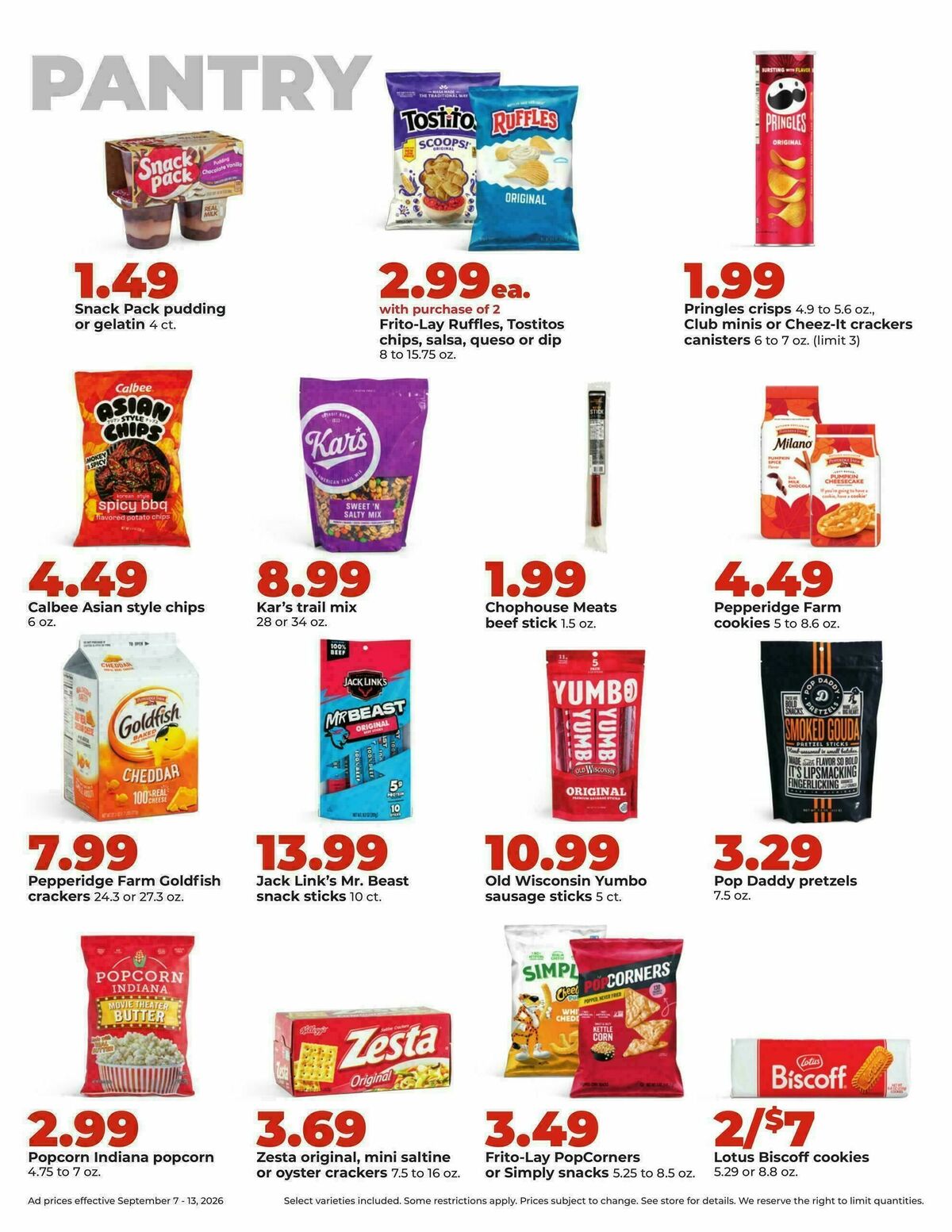 Hy-Vee Weekly Ad from September 7