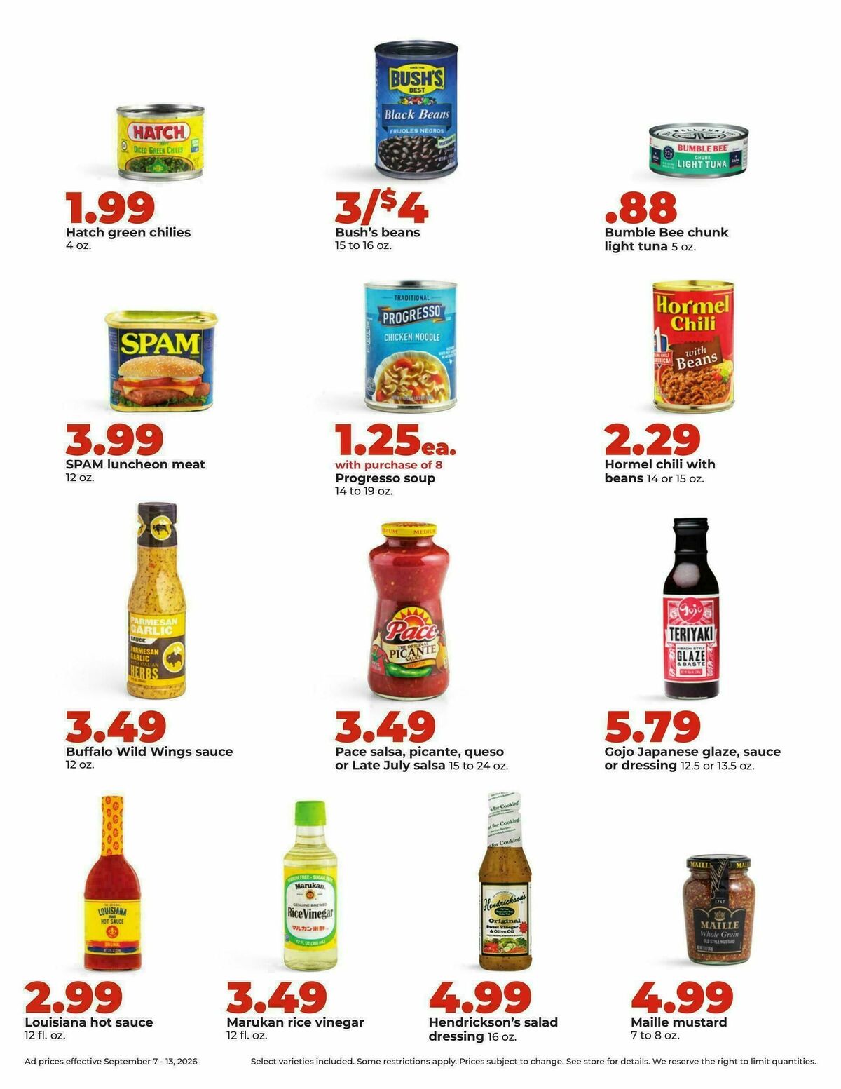 Hy-Vee Weekly Ad from September 7