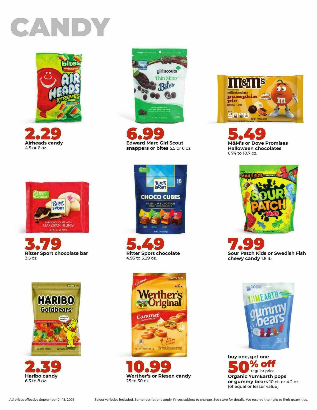 Hy-Vee Weekly Ad from September 7