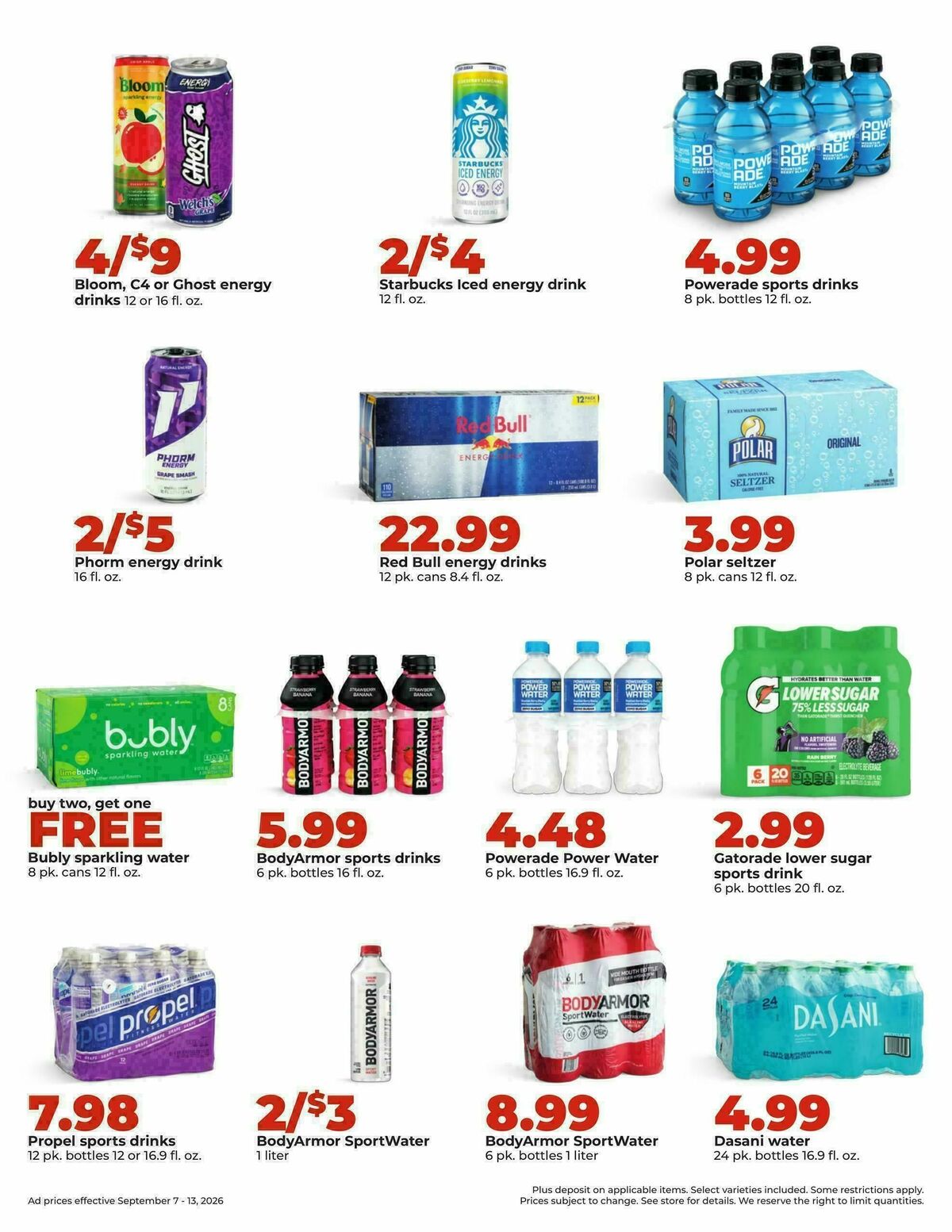 Hy-Vee Weekly Ad from September 7