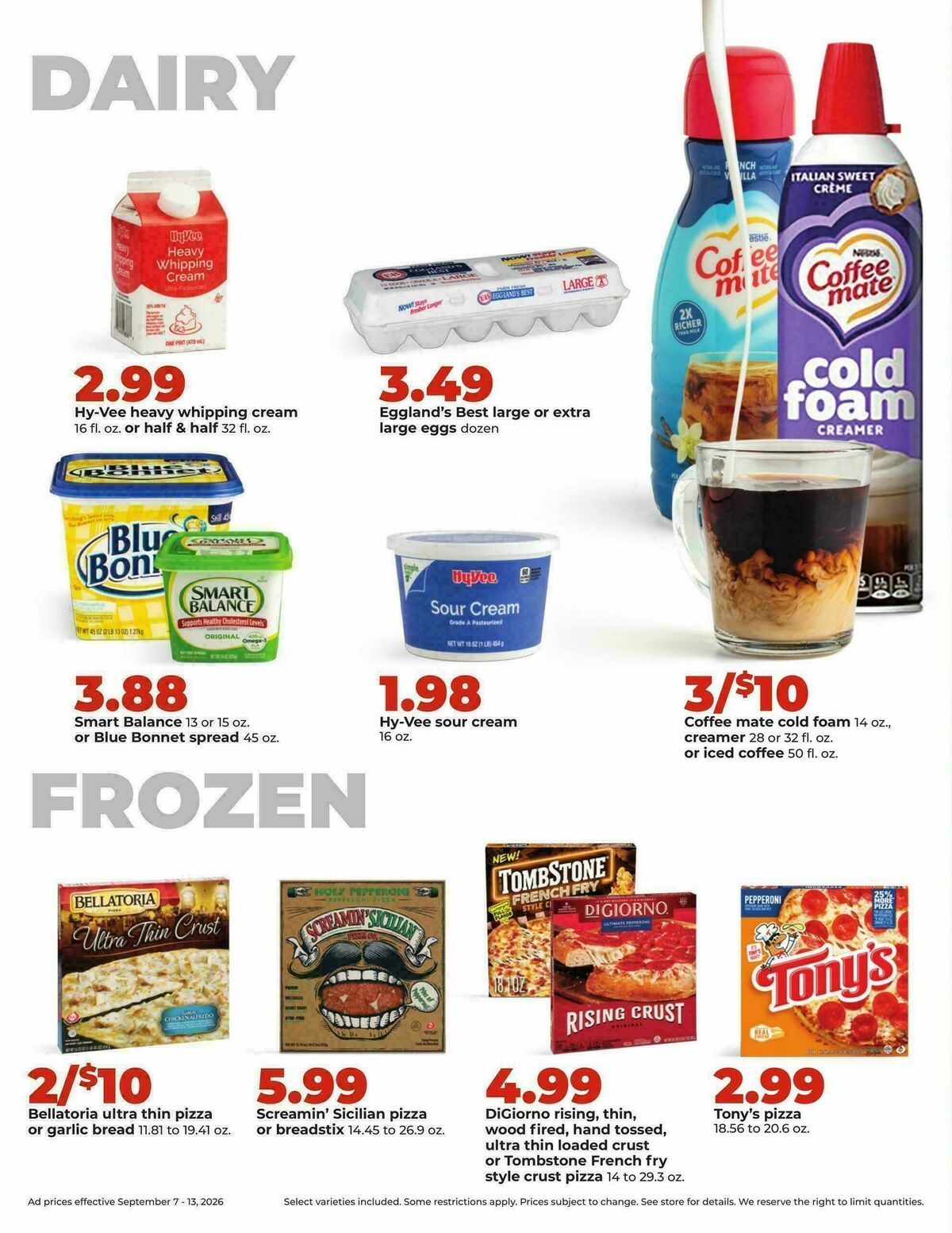 Hy-Vee Weekly Ad from September 7