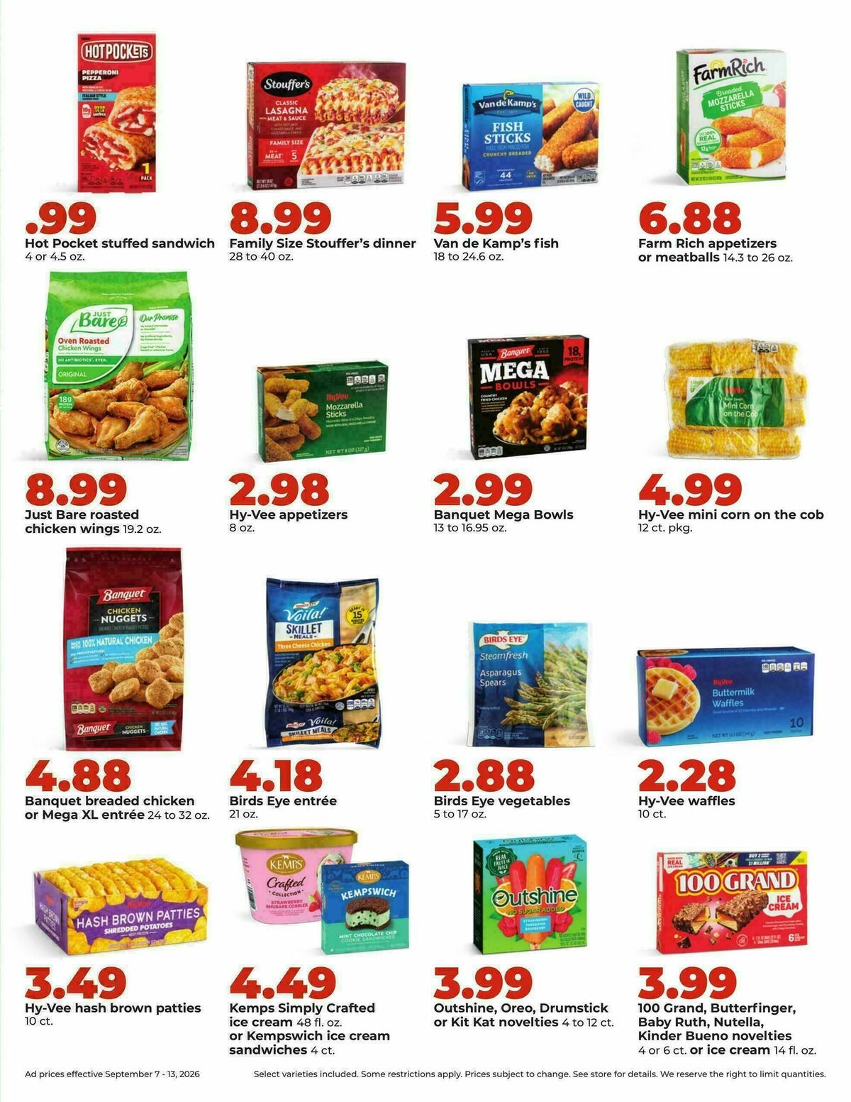 Hy-Vee Weekly Ad from September 7