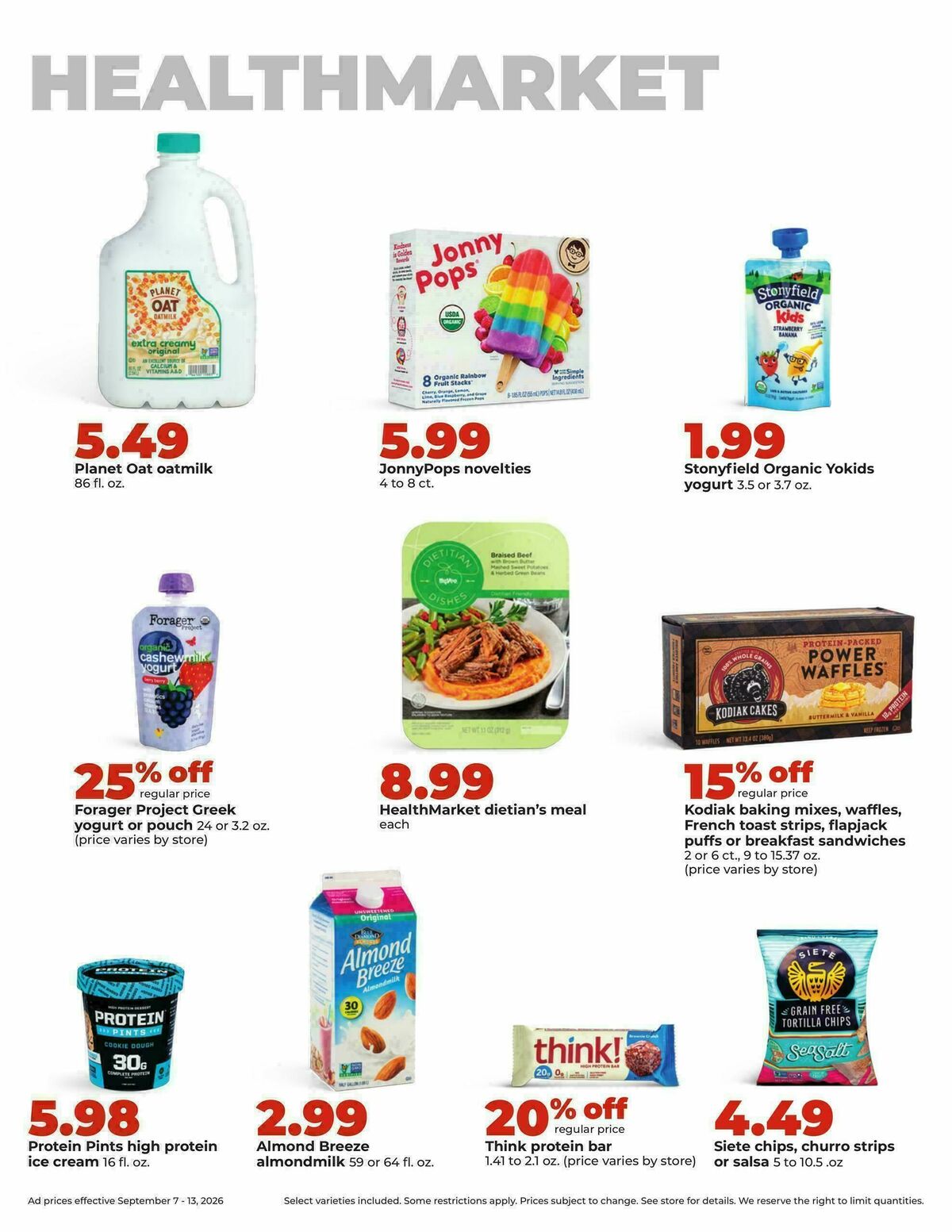 Hy-Vee Weekly Ad from September 7