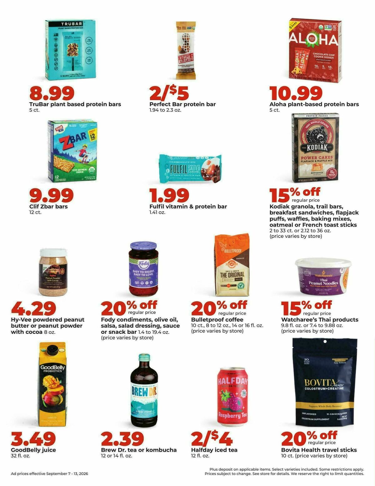 Hy-Vee Weekly Ad from September 7