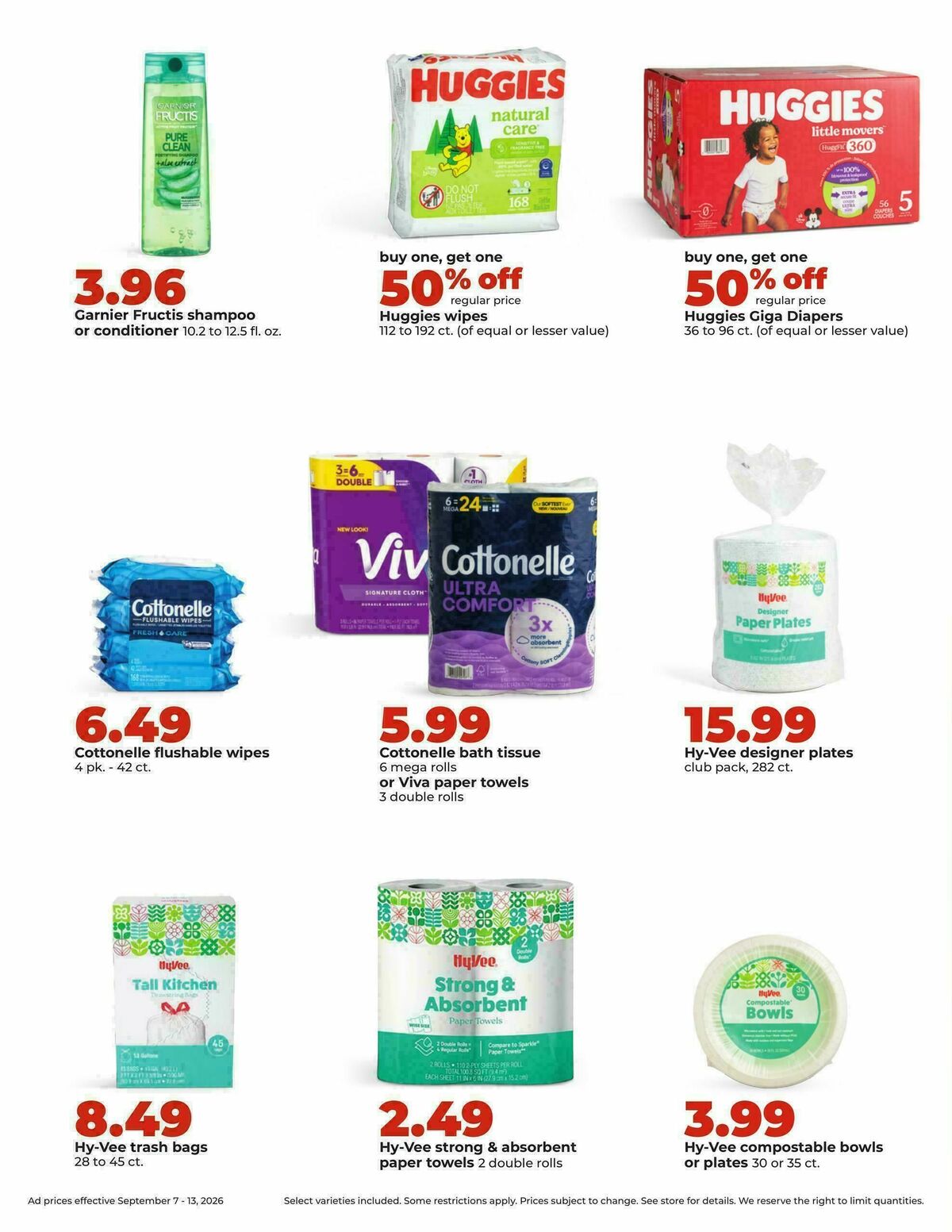Hy-Vee Weekly Ad from September 7