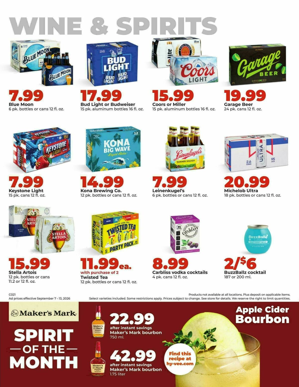 Hy-Vee Weekly Ad from September 7