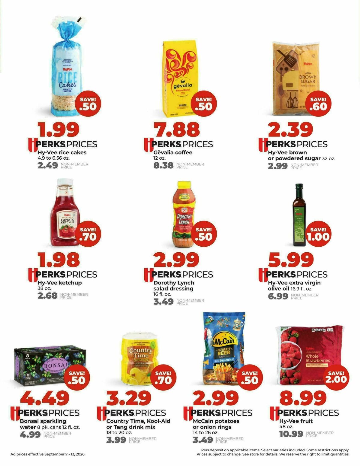 Hy-Vee Weekly Ad from September 7