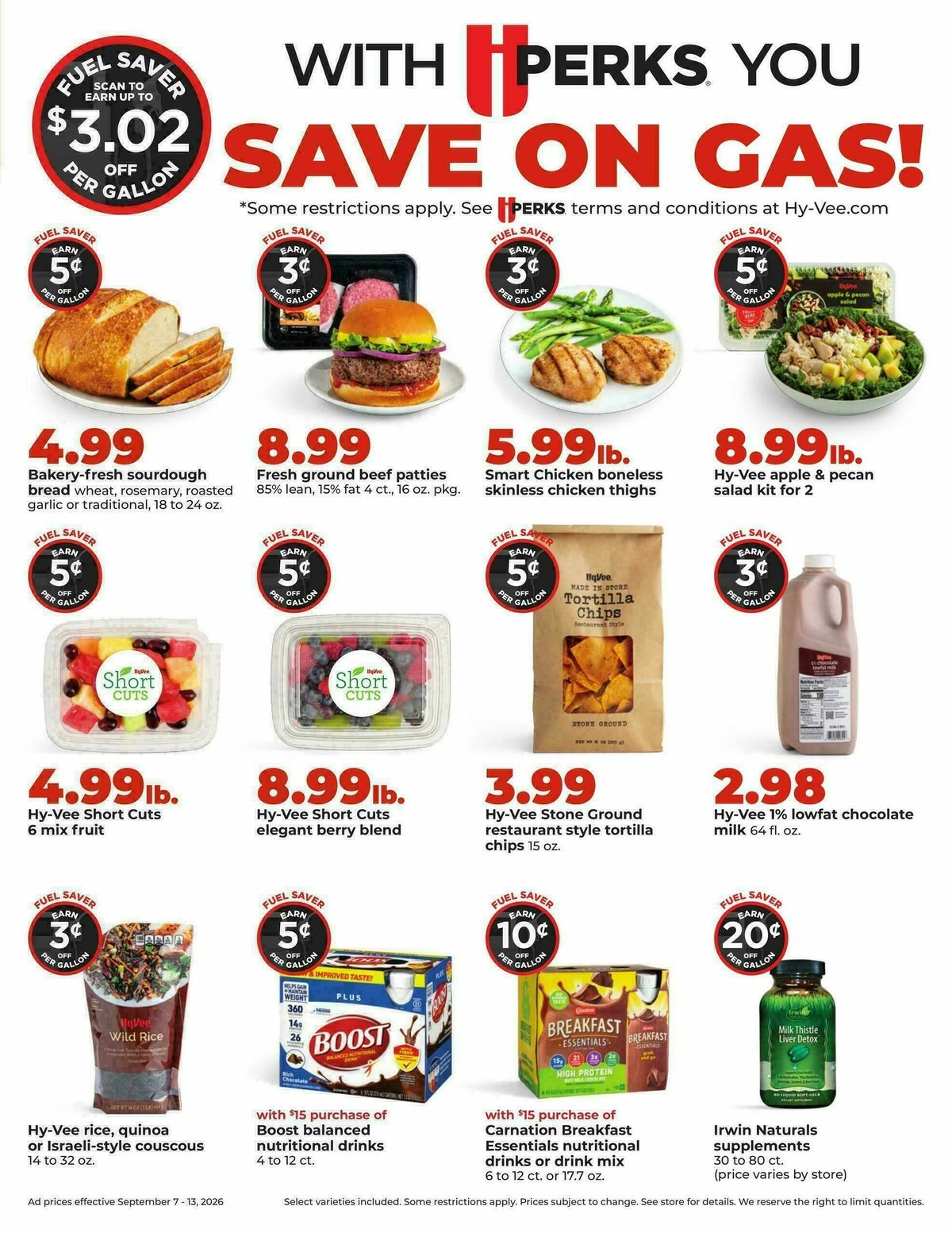 Hy-Vee Weekly Ad from September 7