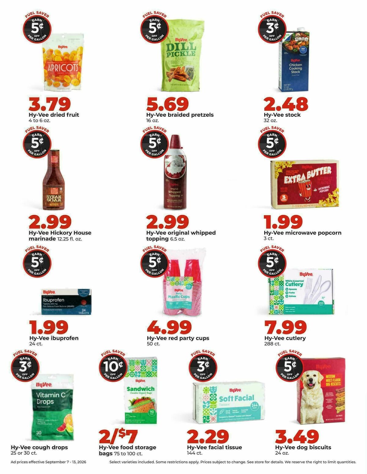 Hy-Vee Weekly Ad from September 7