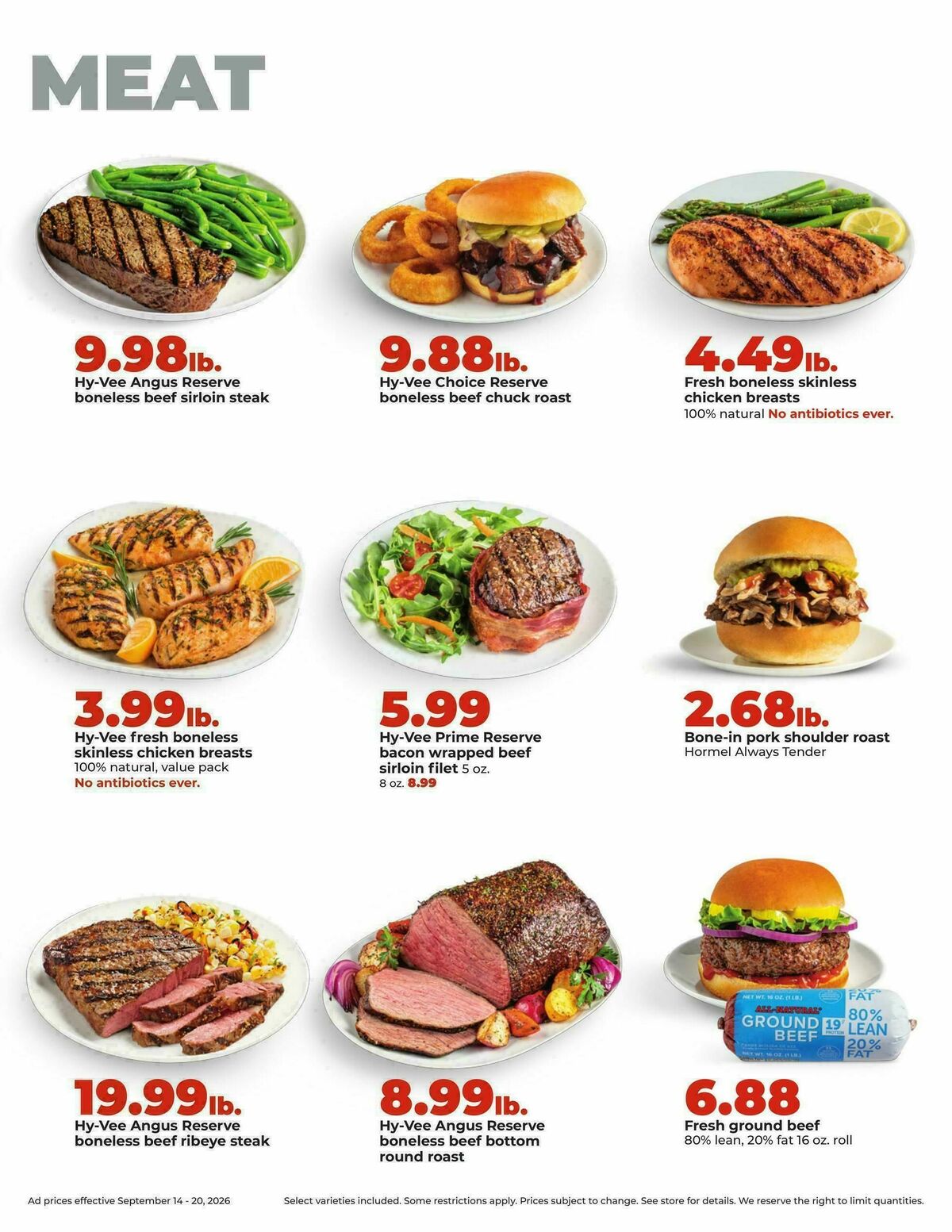 Hy-Vee Weekly Ad from September 14