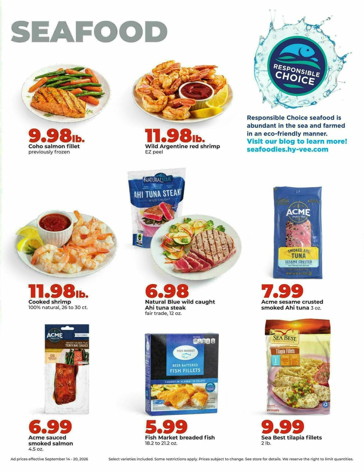 Hy-Vee Weekly Ad from September 14