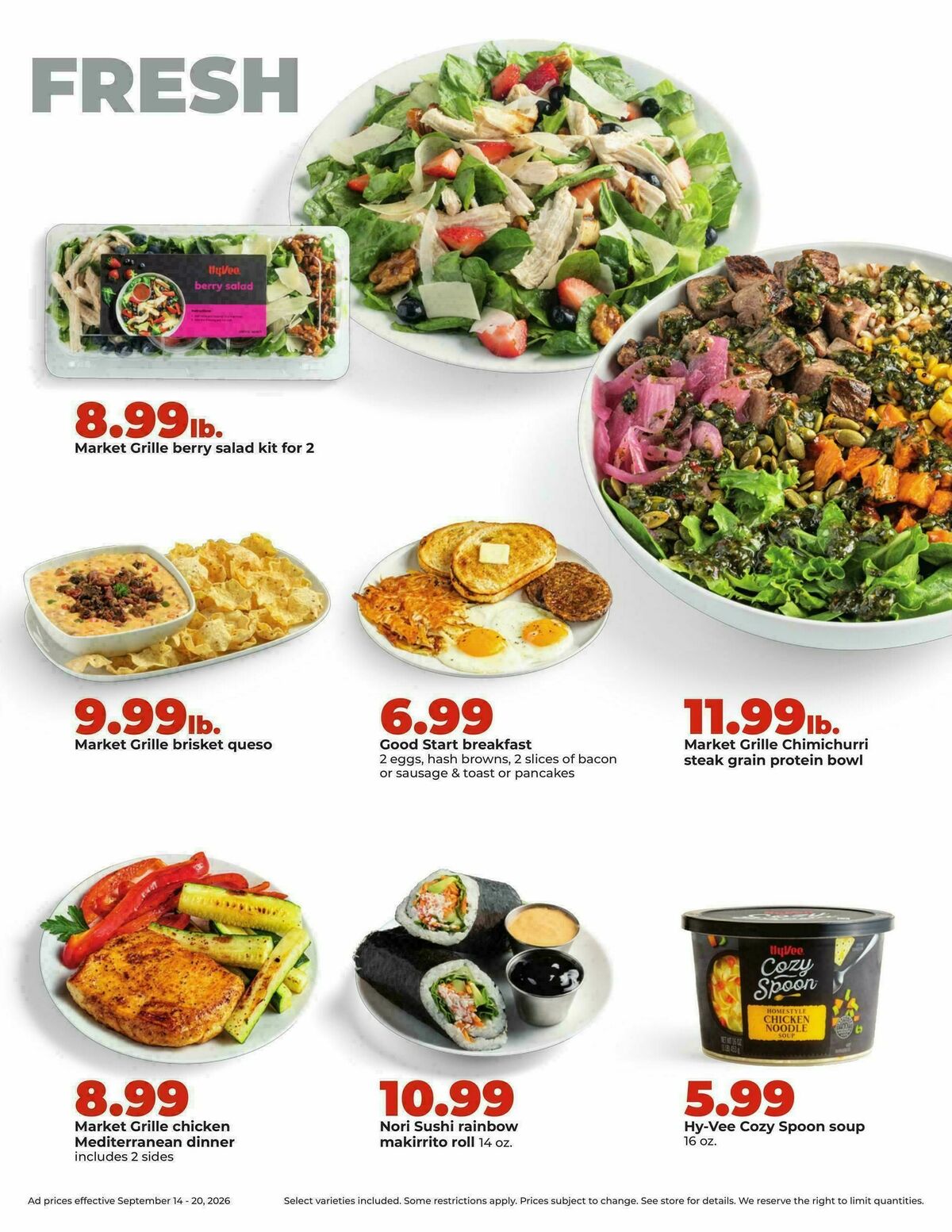 Hy-Vee Weekly Ad from September 14