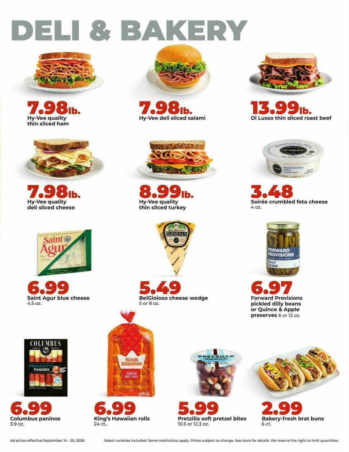 Hy-Vee Weekly Ad from September 14