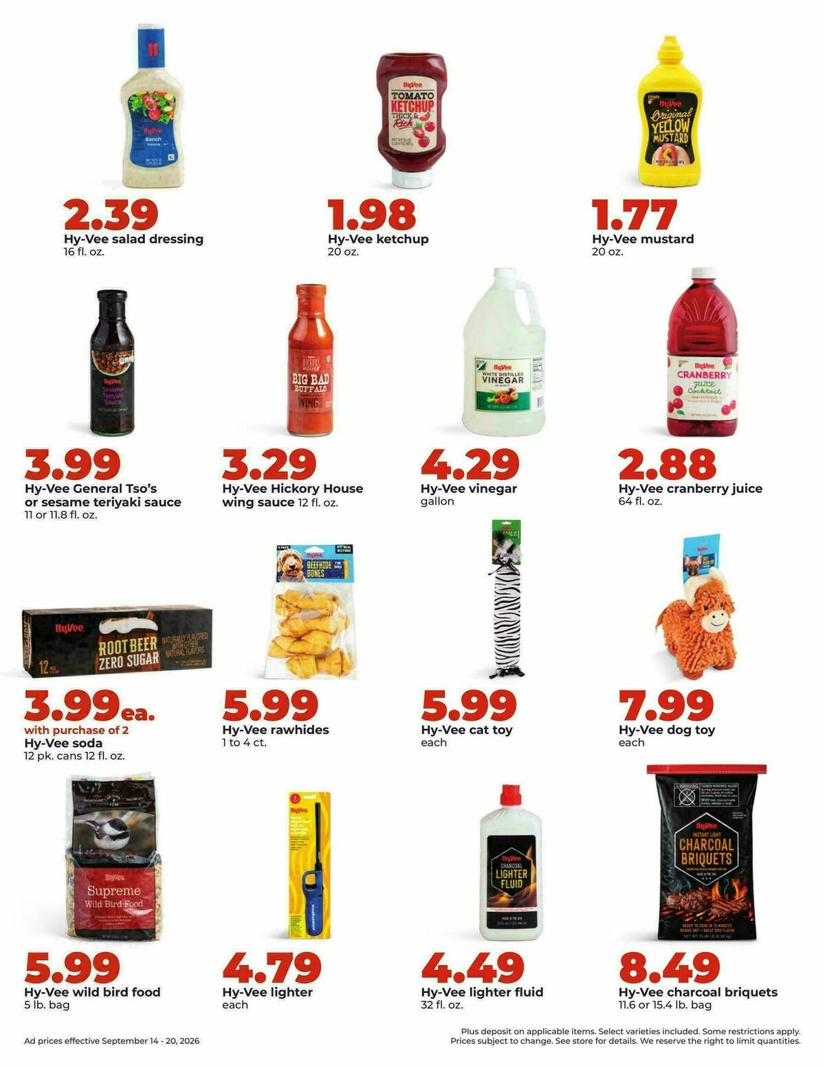 Hy-Vee Weekly Ad from September 14