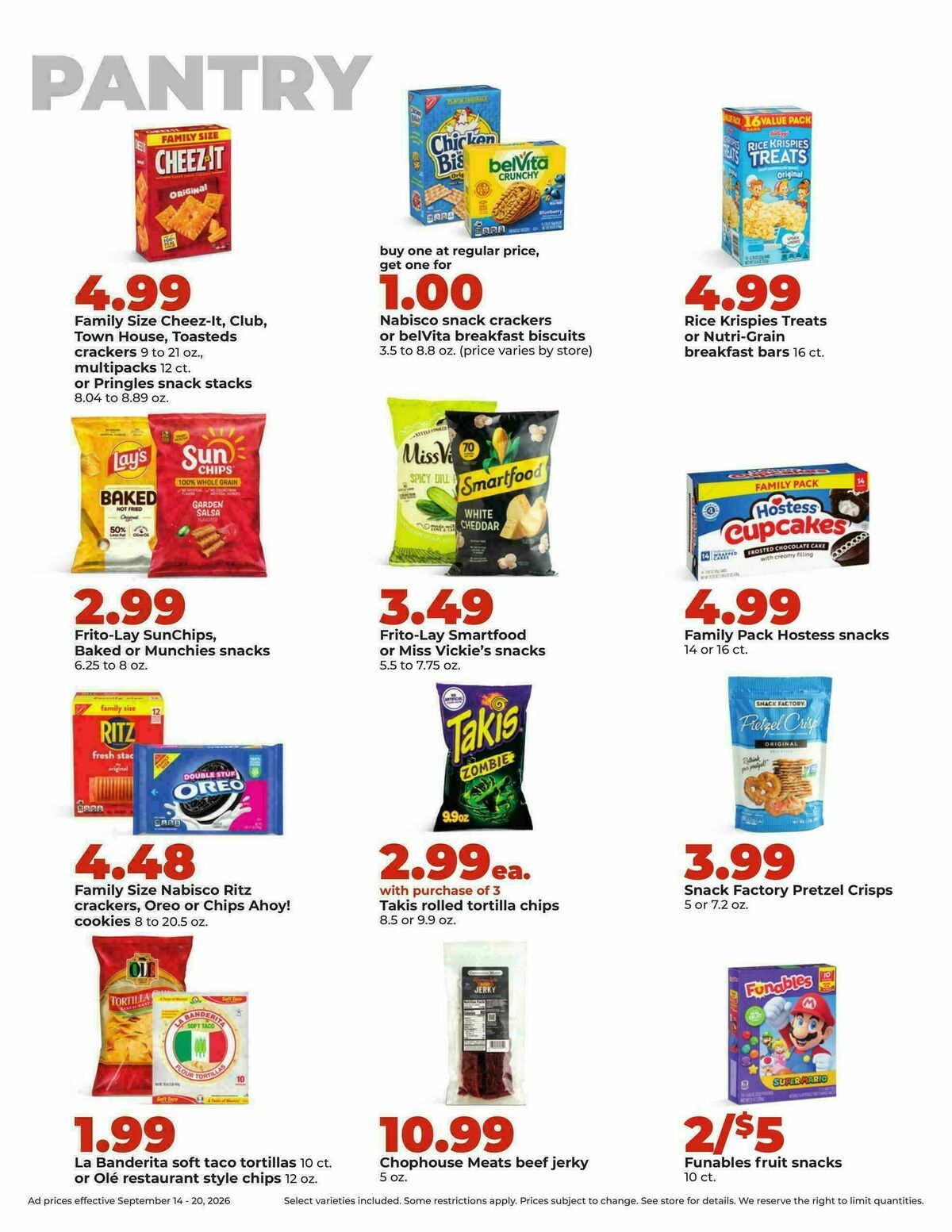 Hy-Vee Weekly Ad from September 14