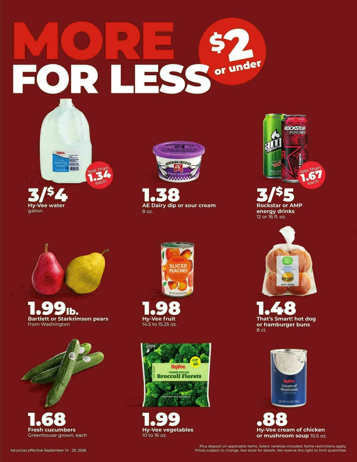 Hy-Vee Weekly Ad from September 14