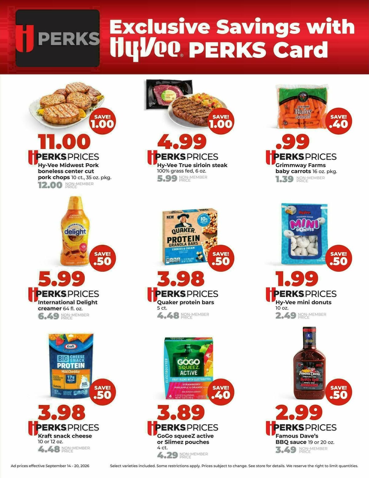 Hy-Vee Weekly Ad from September 14