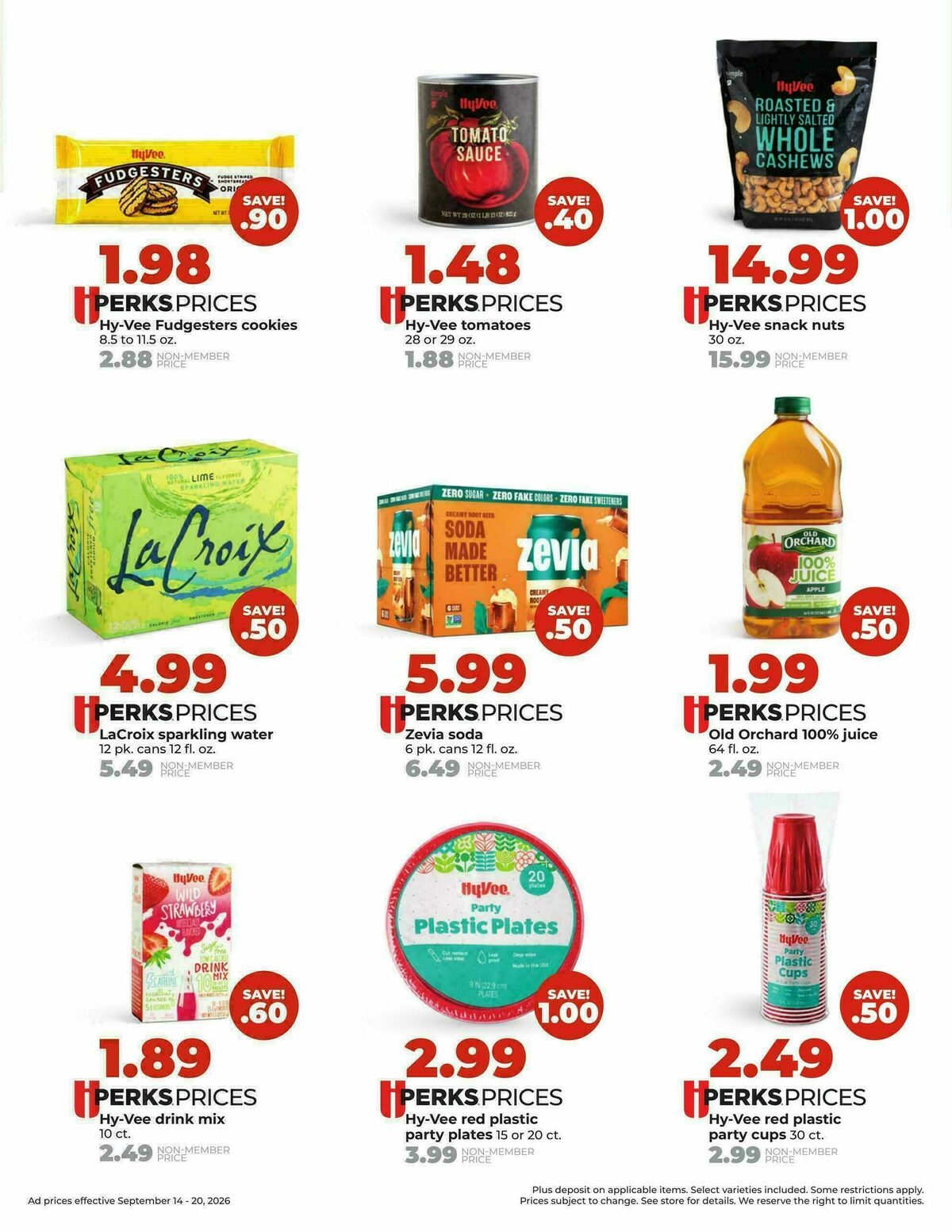 Hy-Vee Weekly Ad from September 14