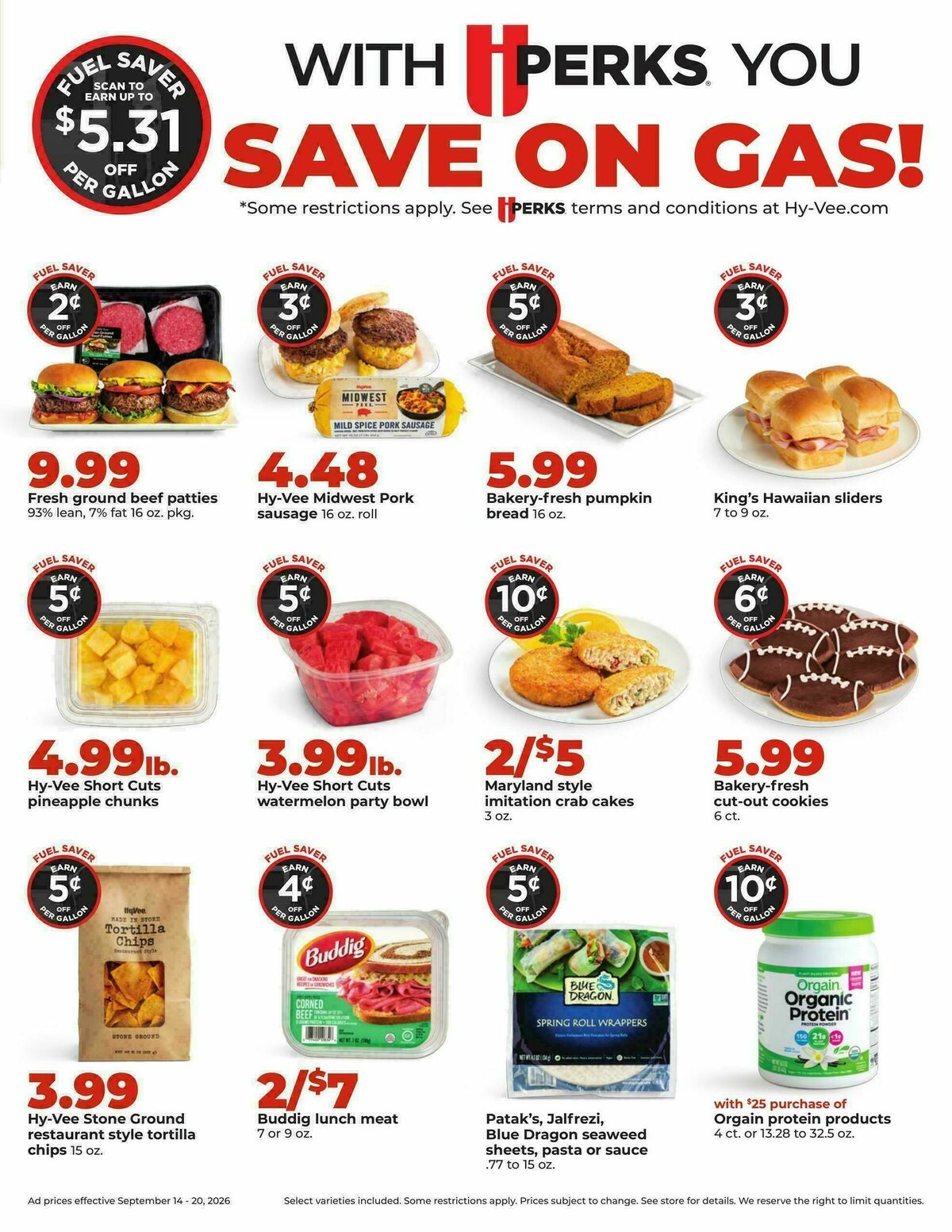 Hy-Vee Weekly Ad from September 14