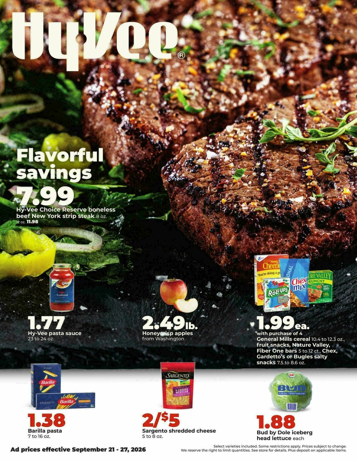Hy-Vee Weekly Ad from September 21