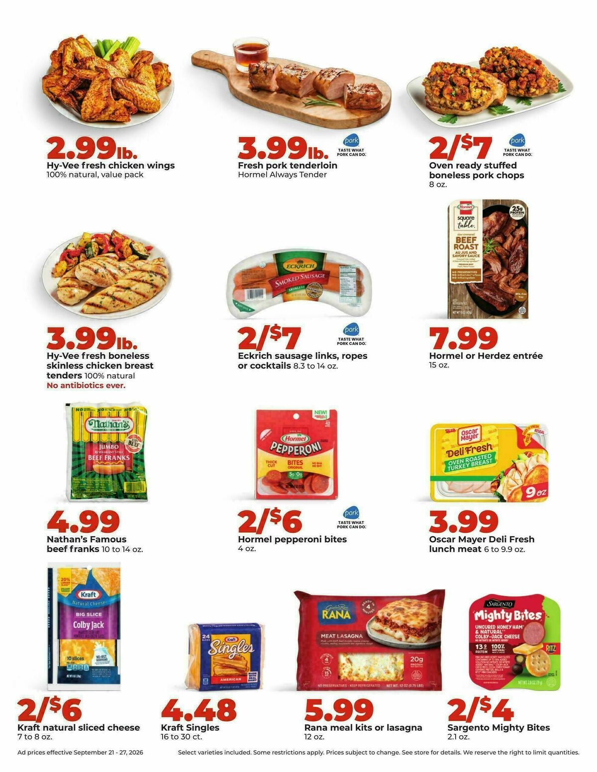 Hy-Vee Weekly Ad from September 21
