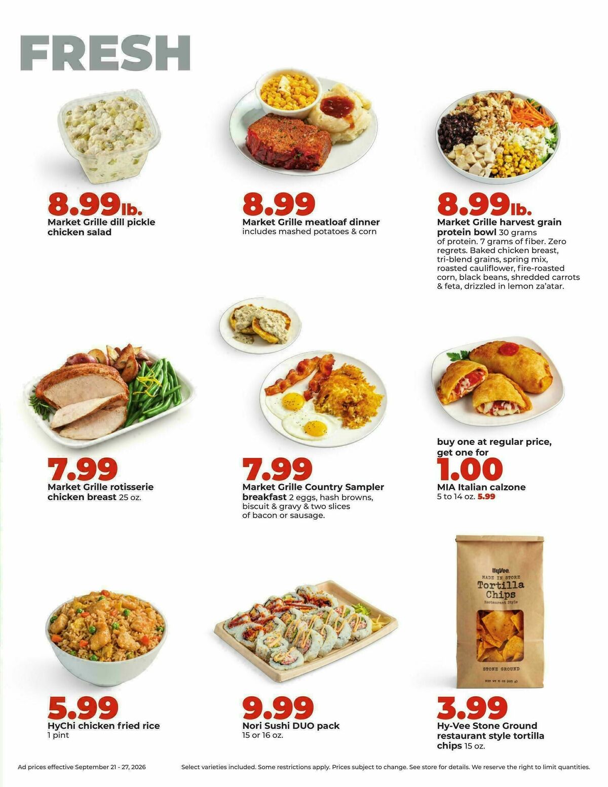 Hy-Vee Weekly Ad from September 21