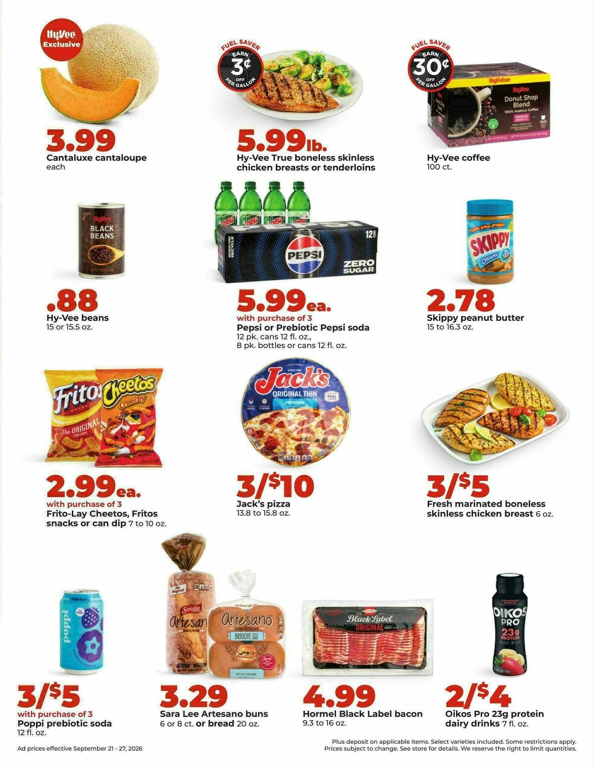 Hy-Vee Weekly Ad from September 21