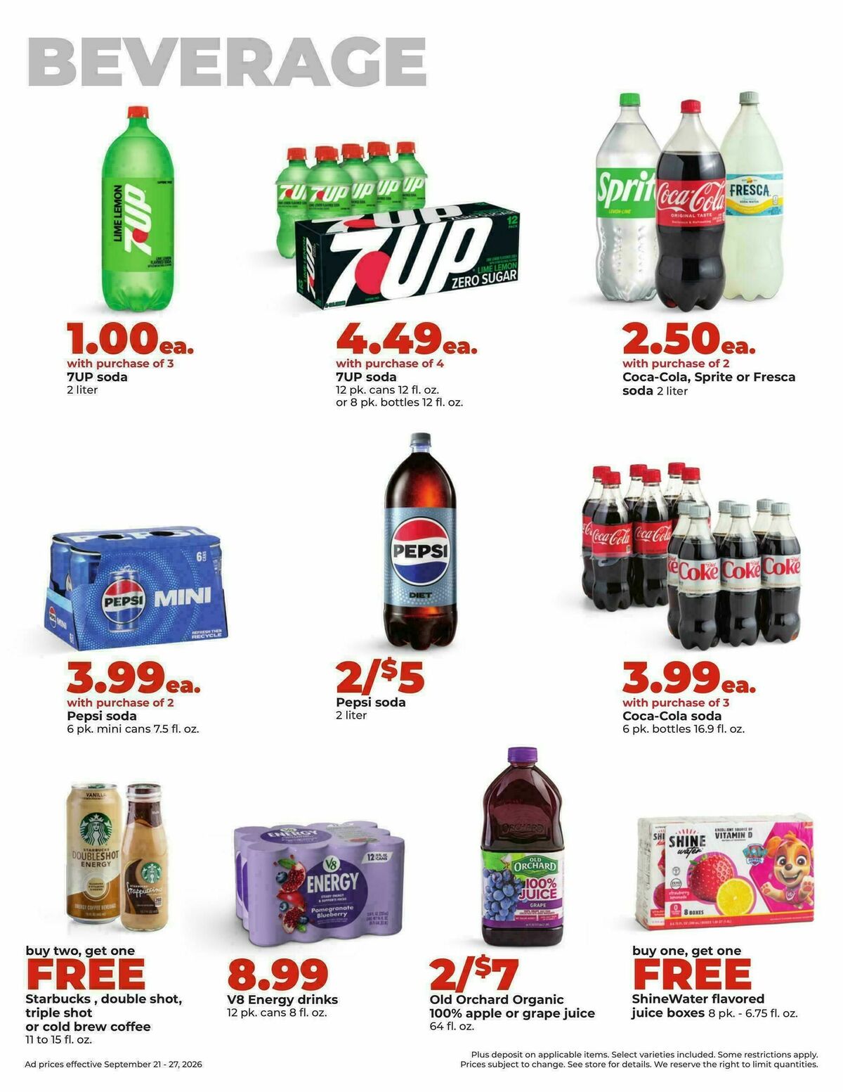 Hy-Vee Weekly Ad from September 21