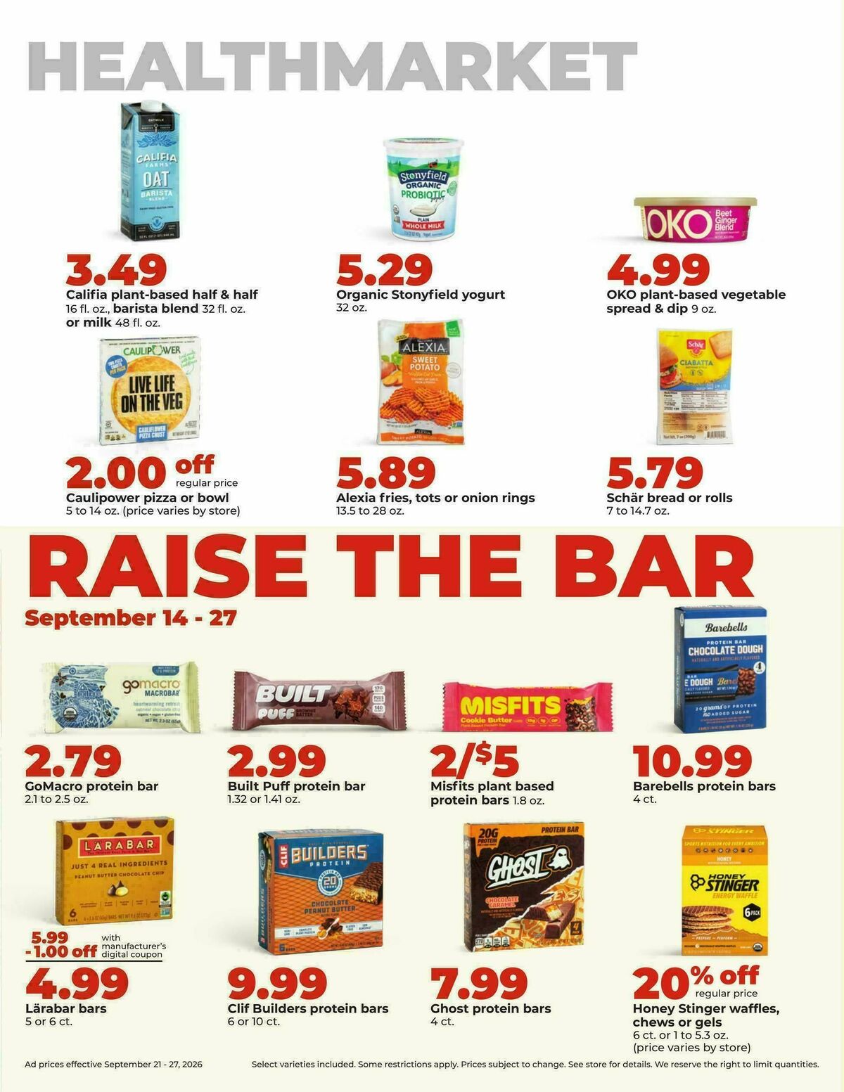 Hy-Vee Weekly Ad from September 21
