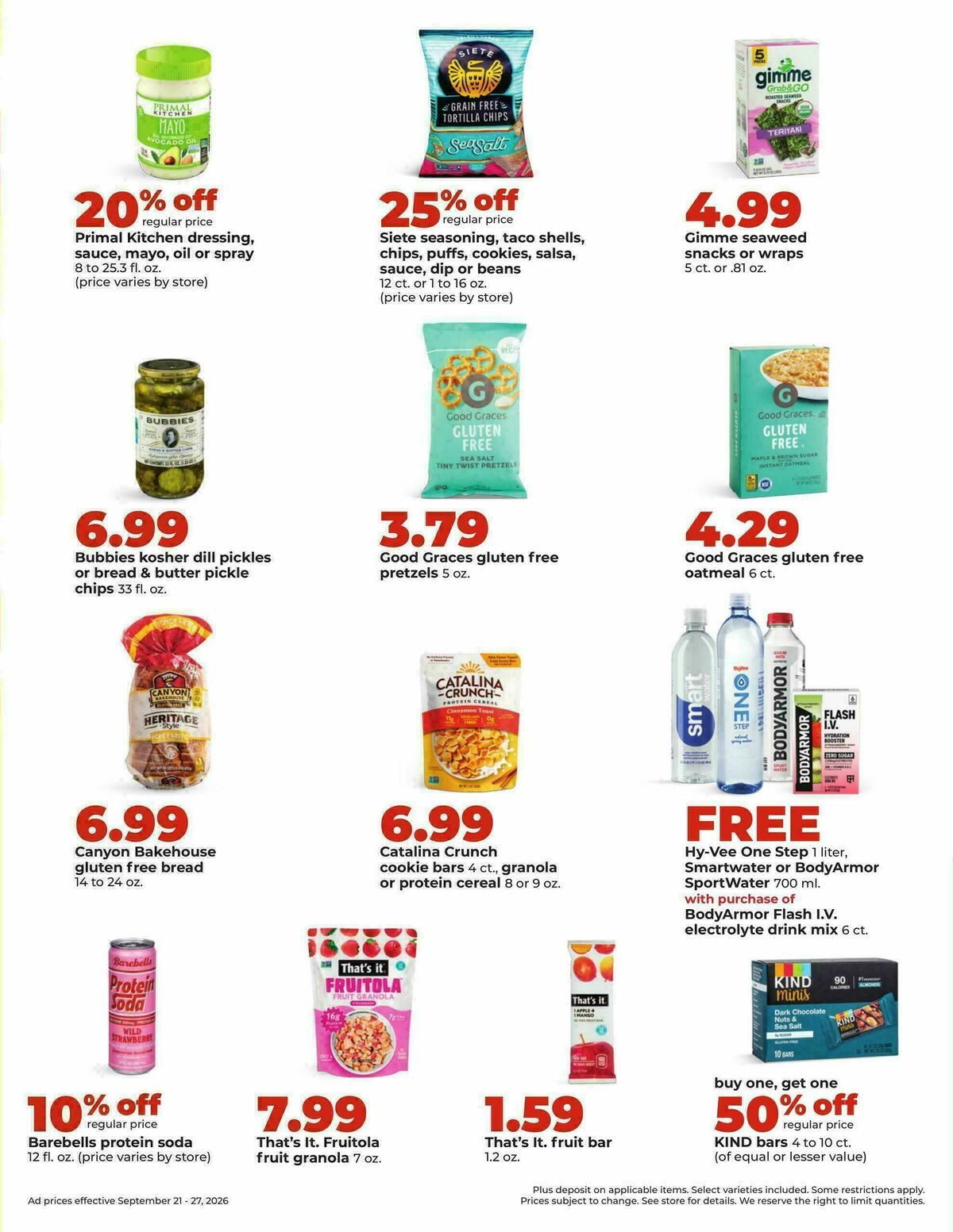 Hy-Vee Weekly Ad from September 21