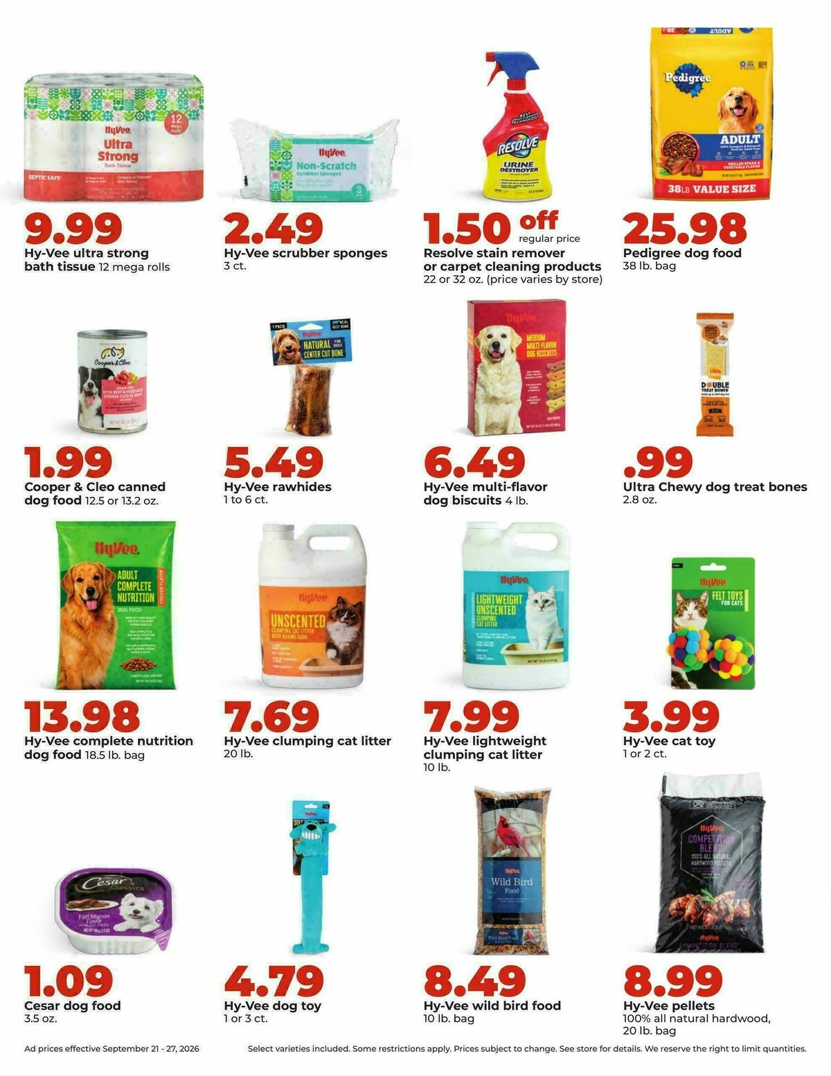Hy-Vee Weekly Ad from September 21