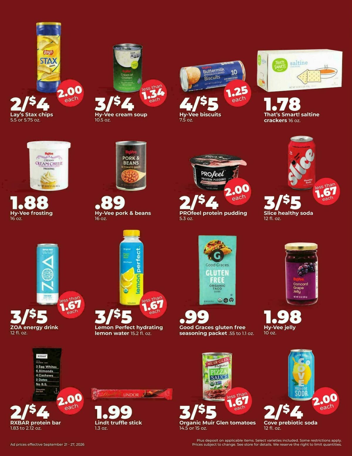 Hy-Vee Weekly Ad from September 21