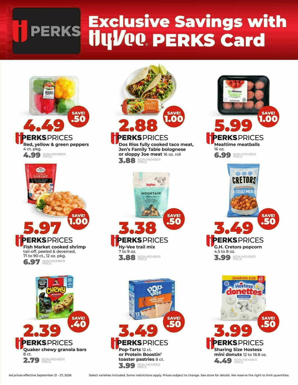 Hy-Vee Weekly Ad from September 21
