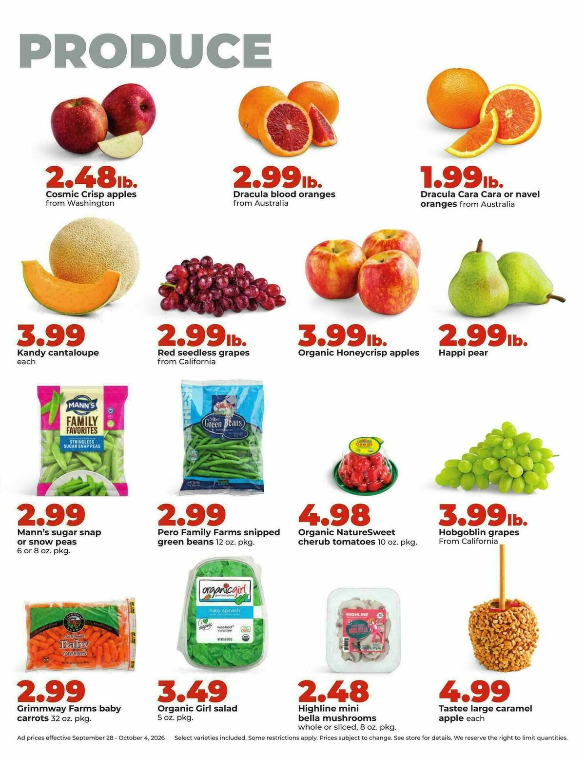 Hy-Vee Weekly Ad from September 28
