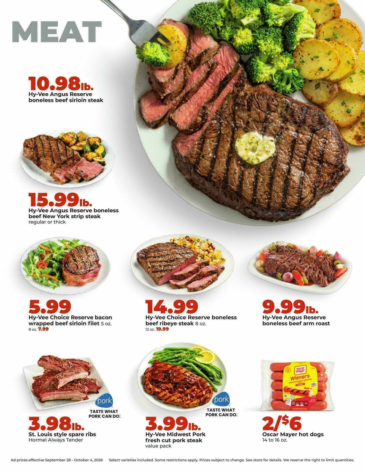Hy-Vee Weekly Ad from September 28