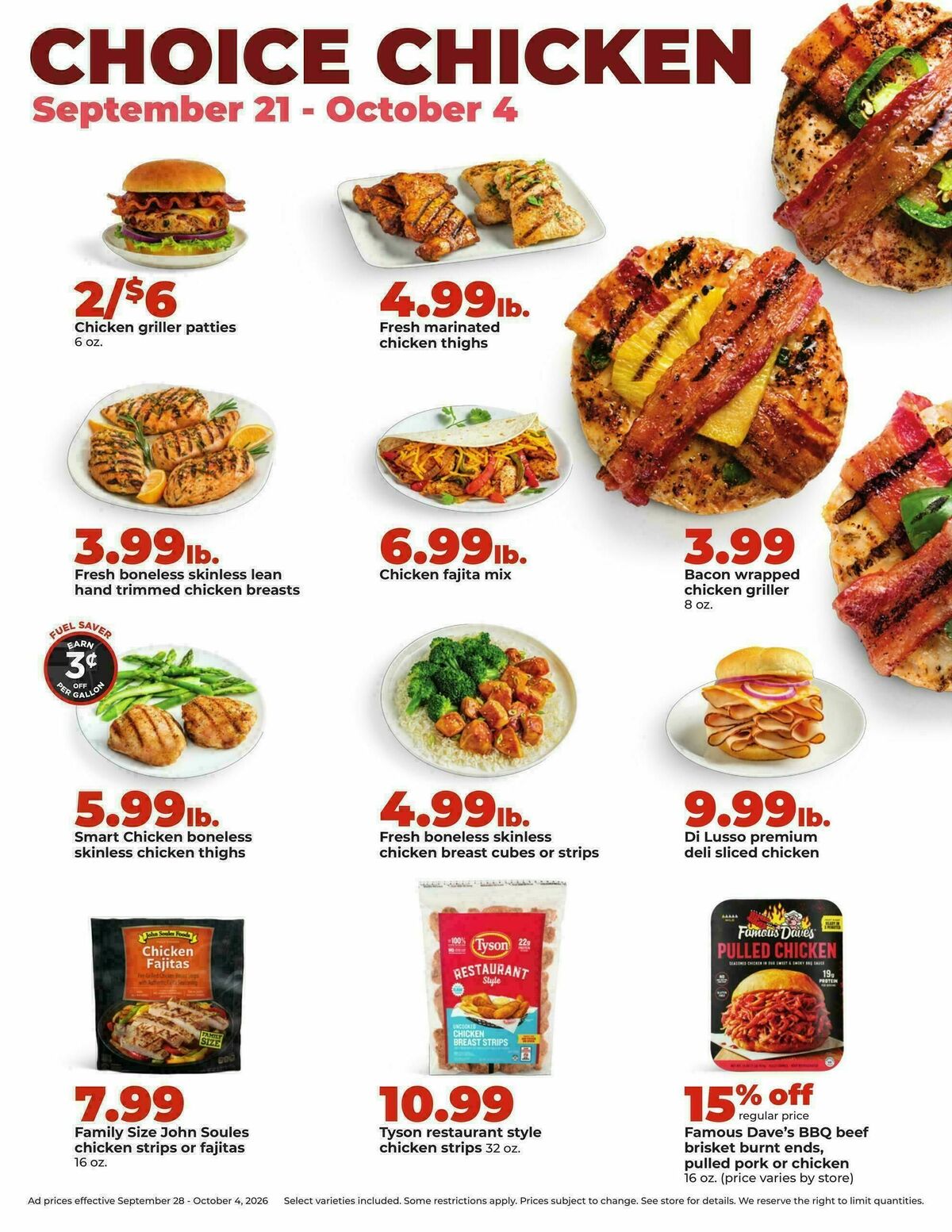 Hy-Vee Weekly Ad from September 28