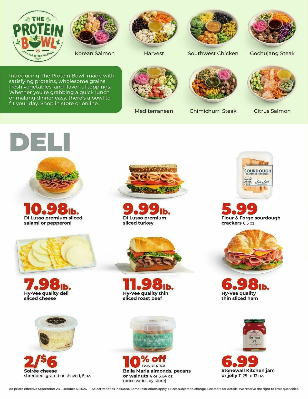 Hy-Vee Weekly Ad from September 28
