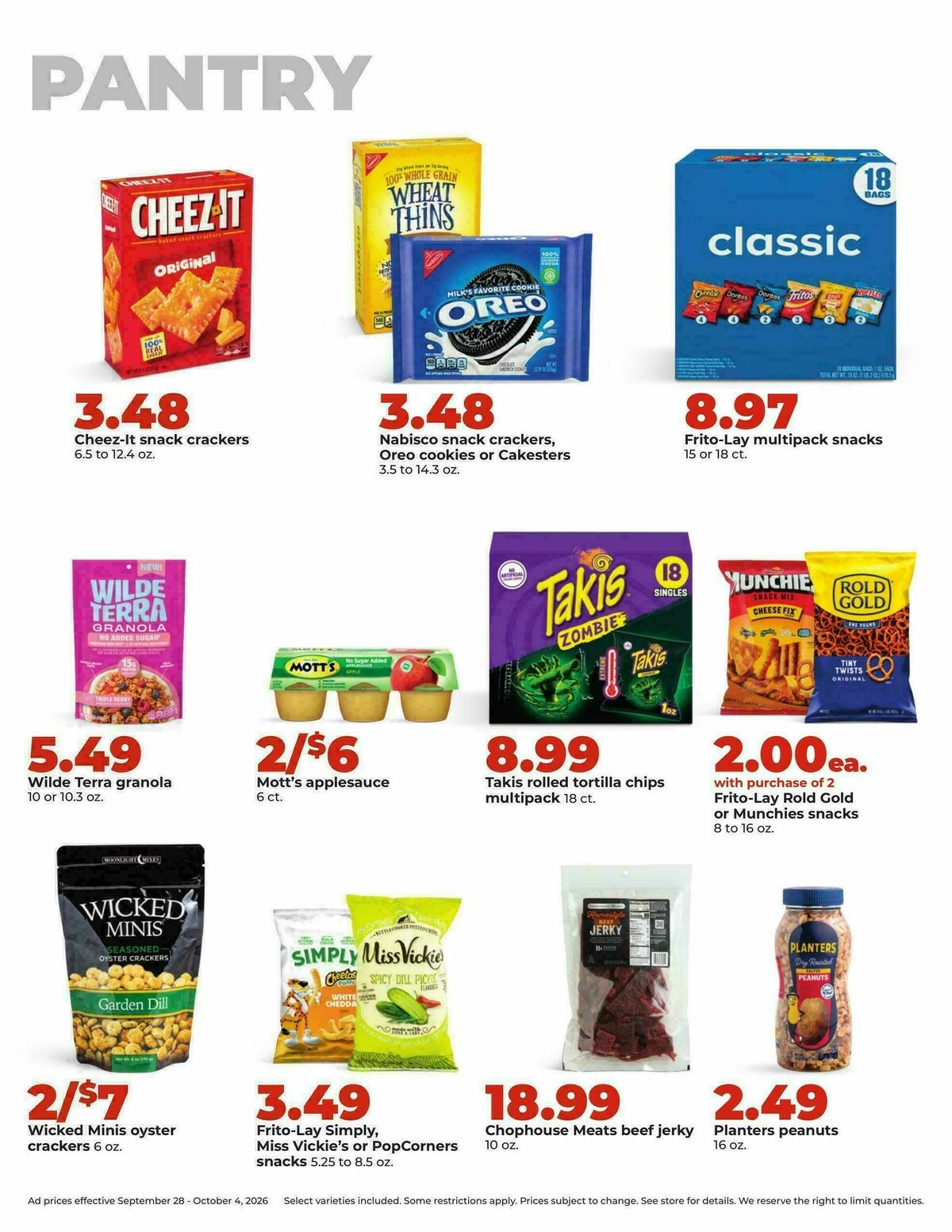 Hy-Vee Weekly Ad from September 28