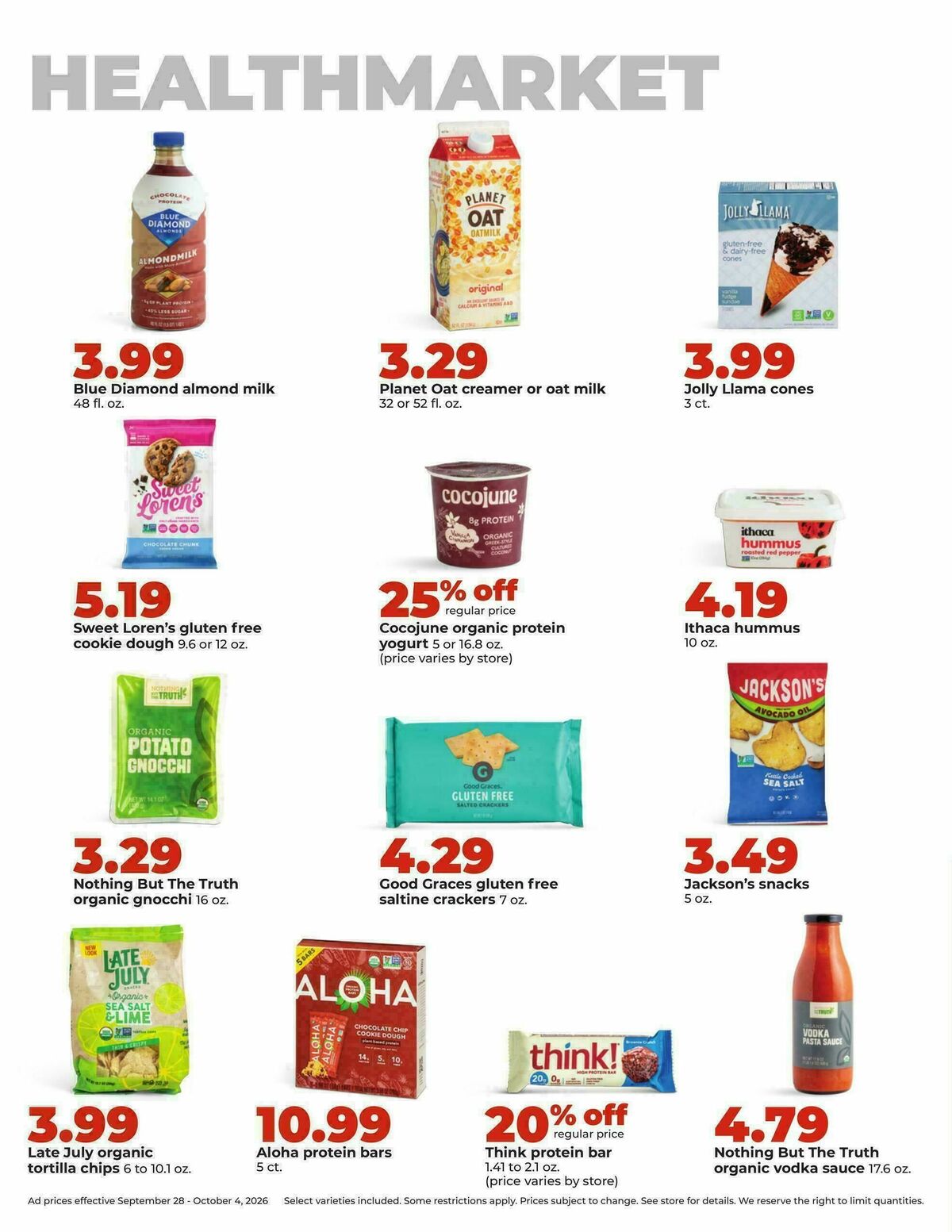 Hy-Vee Weekly Ad from September 28