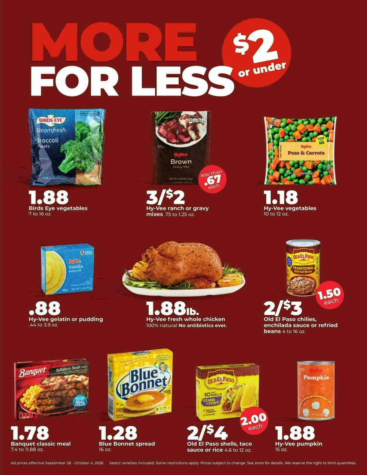 Hy-Vee Weekly Ad from September 28