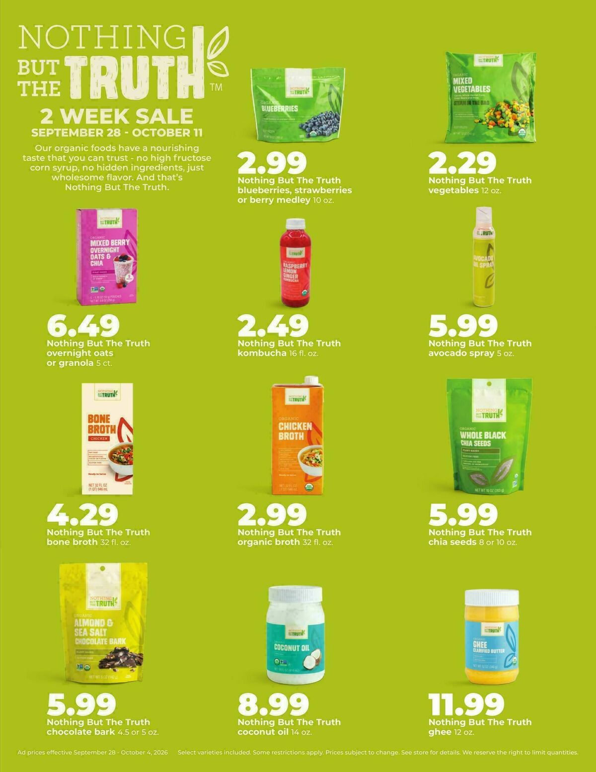 Hy-Vee Weekly Ad from September 28