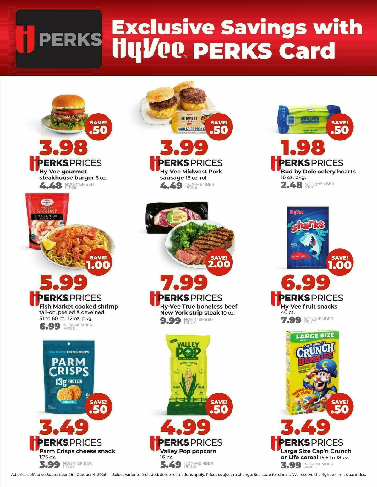 Hy-Vee Weekly Ad from September 28