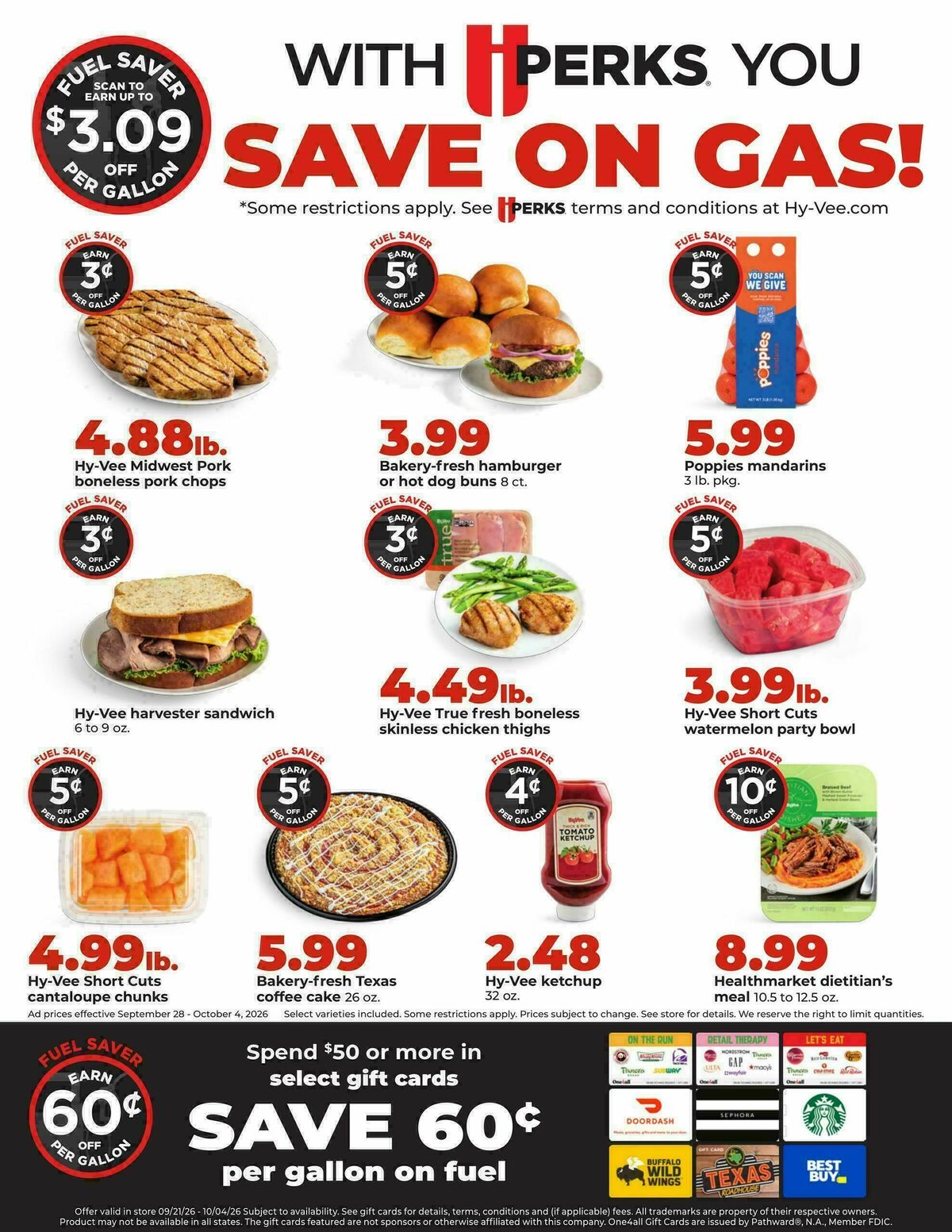 Hy-Vee Weekly Ad from September 28